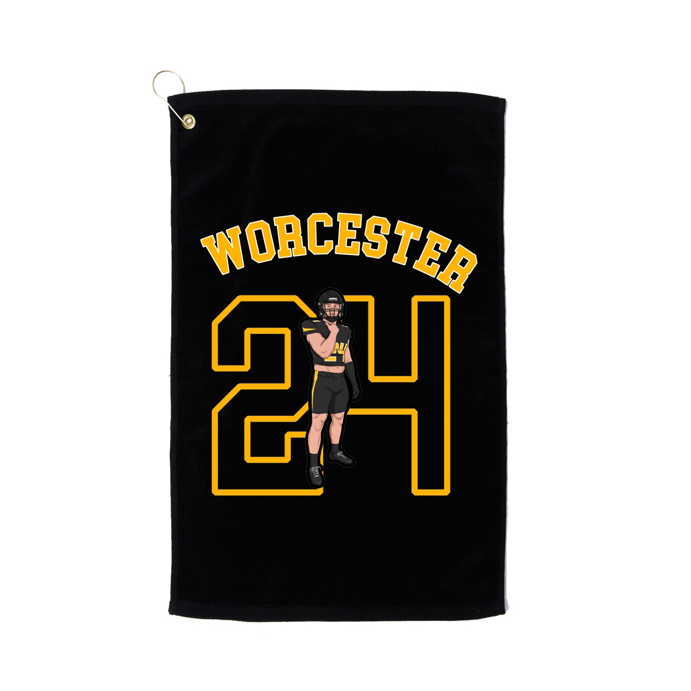 Golf Towel — Shirsey Arch in Black
