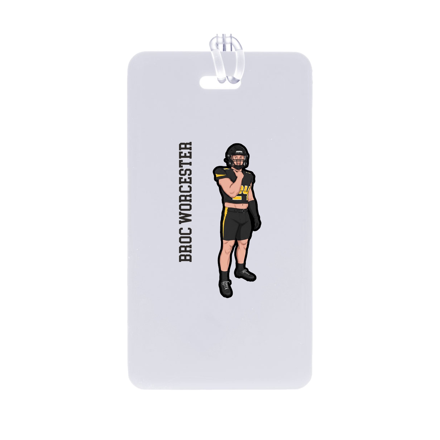 Bag Tag — Name Vertical in Classic