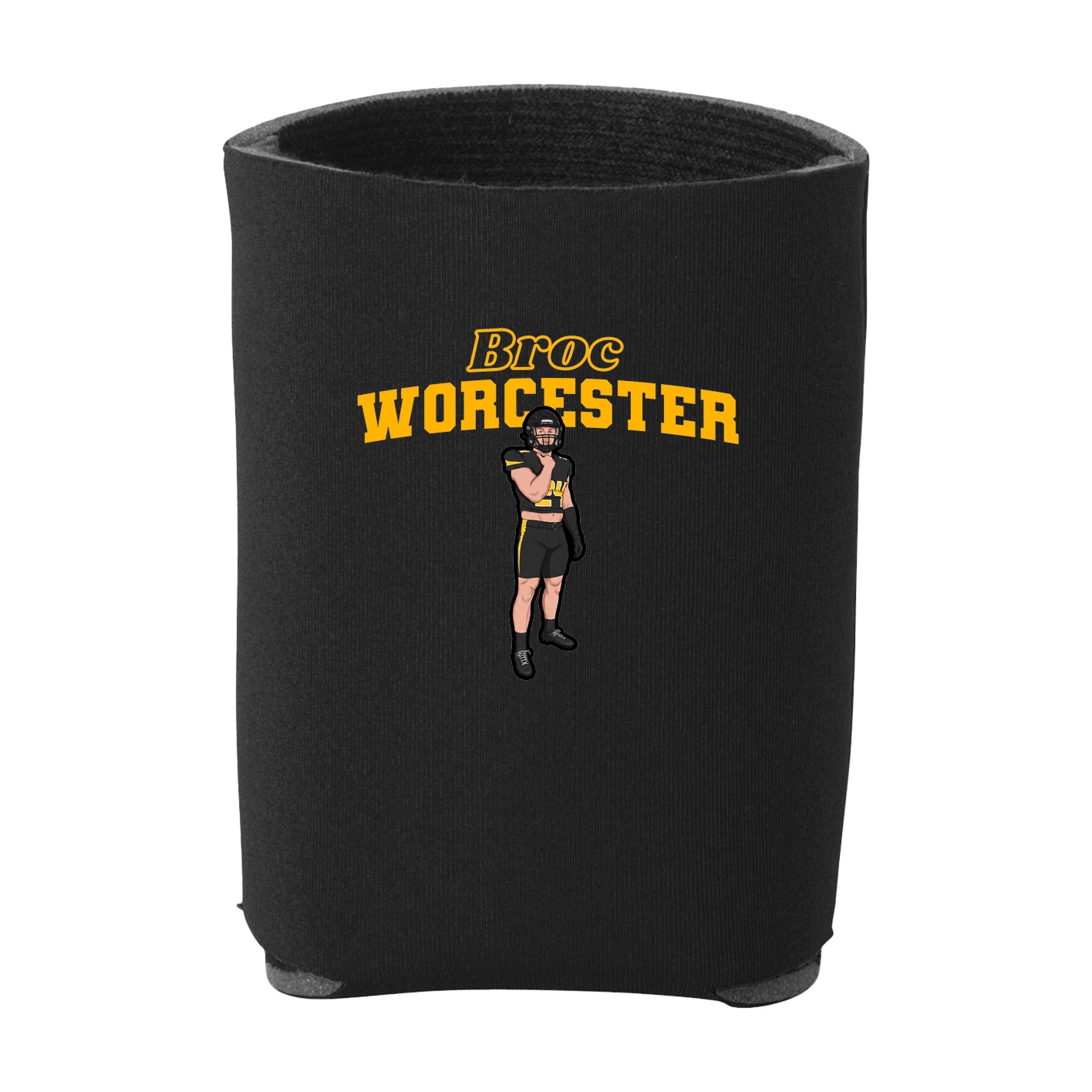 Can Holder — Name Arch in Black
