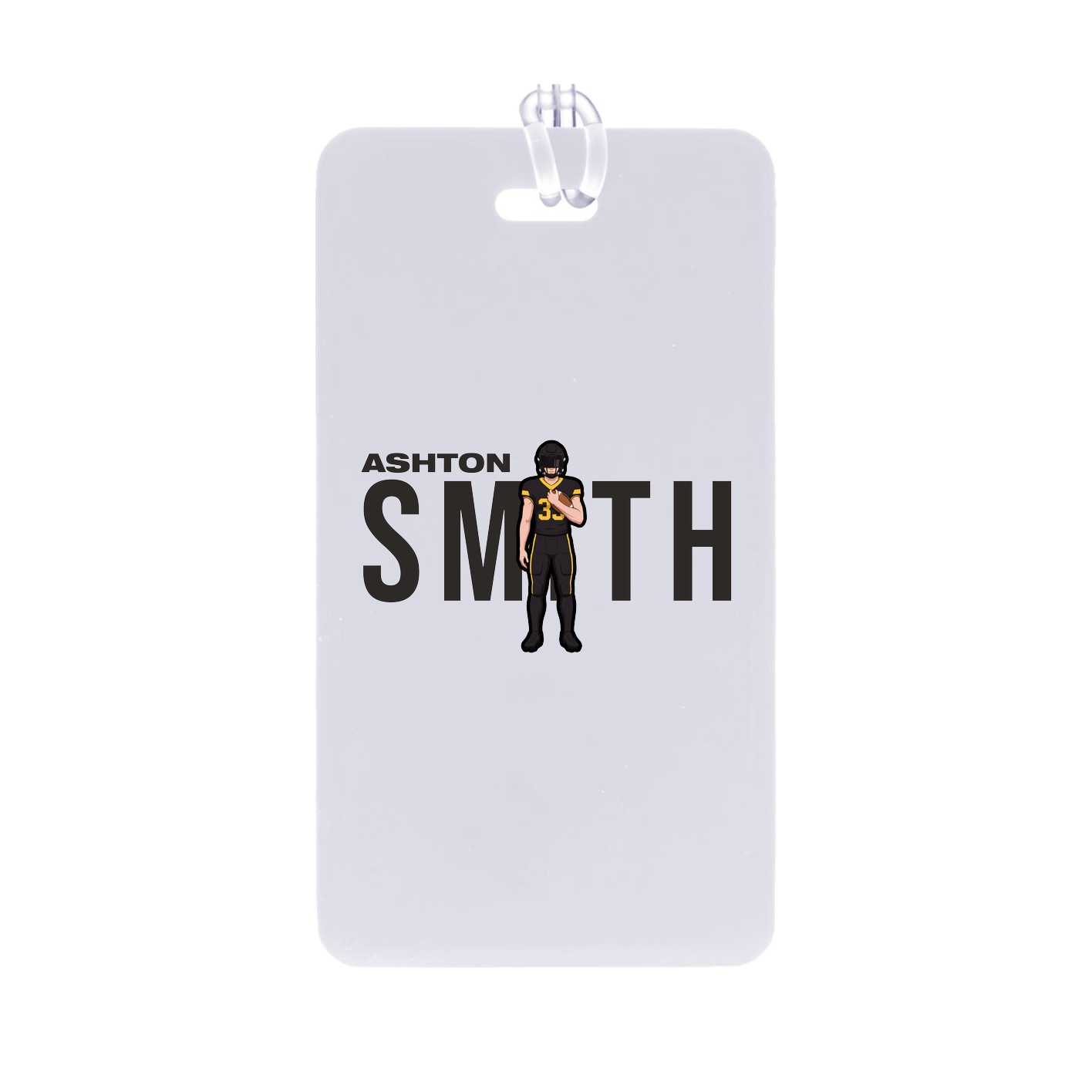 Bag Tag — Player Name in Classic