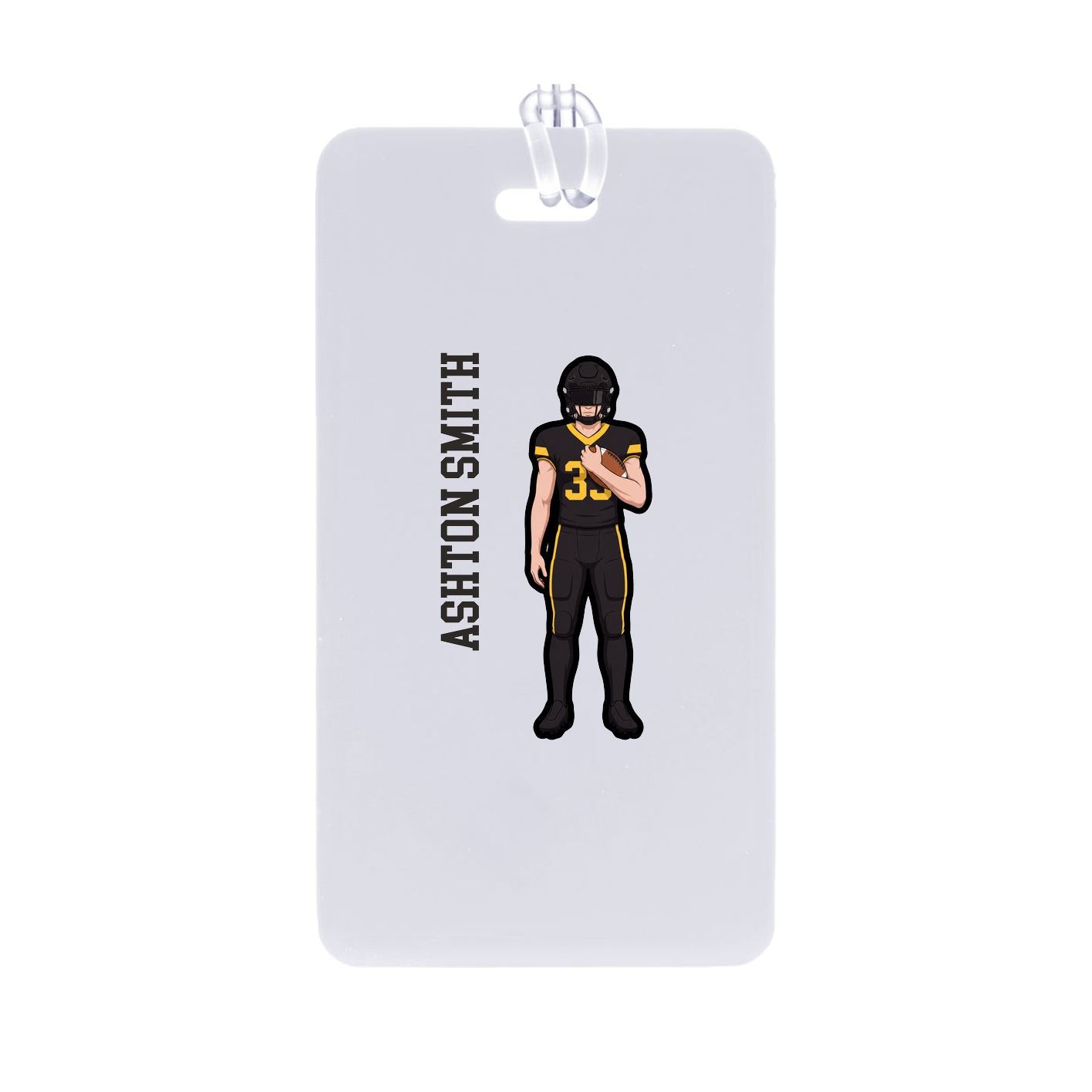 Bag Tag — Name Vertical in Classic
