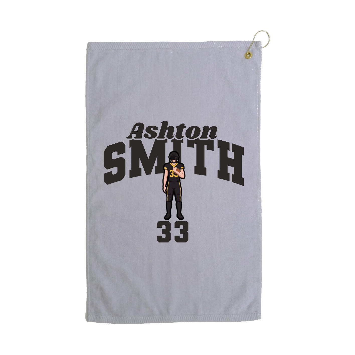 Golf Towel — Signature Arch in Grey