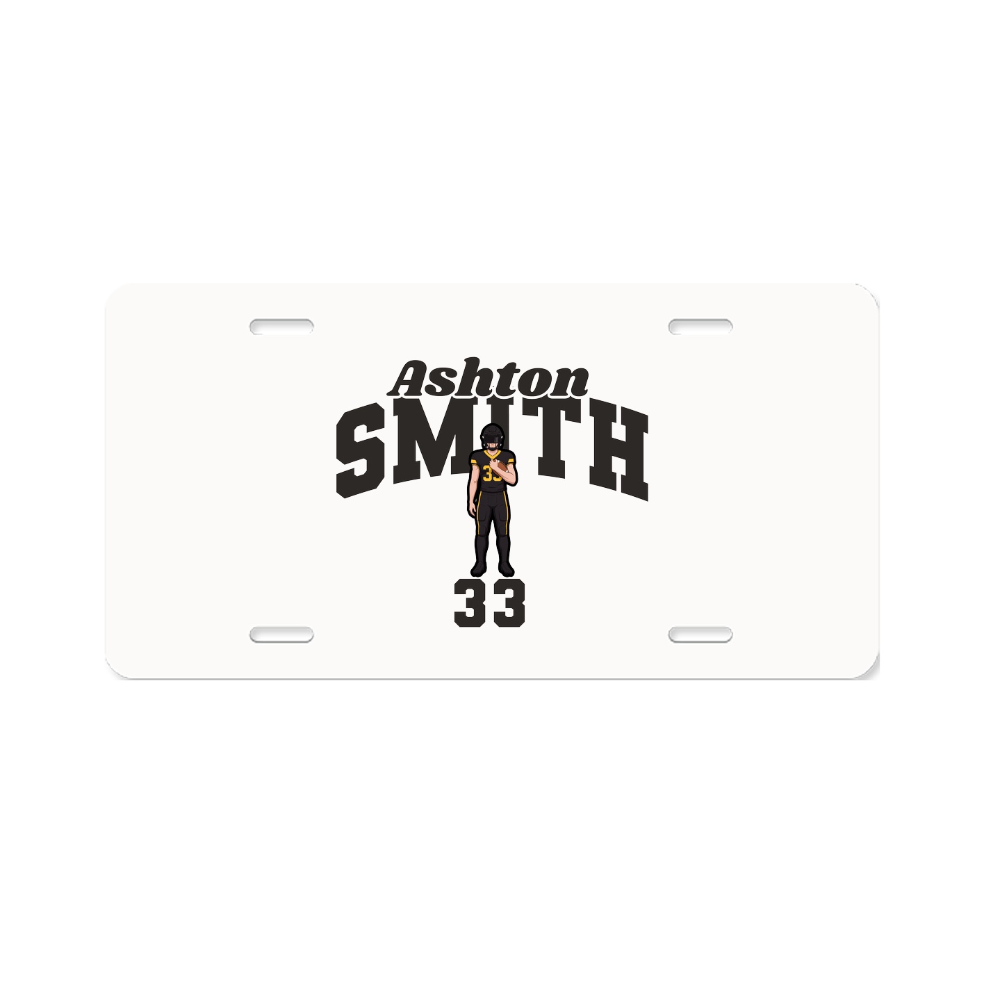 License Plate — Signature Arch in Classic