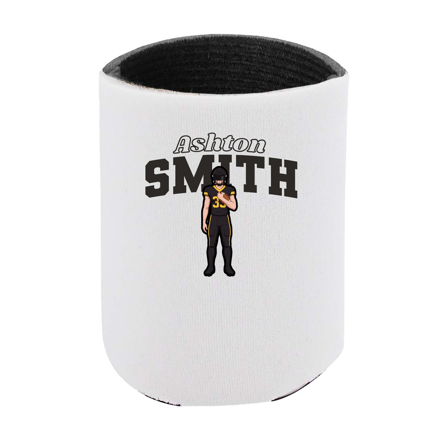 Can Holder — Name Arch in White