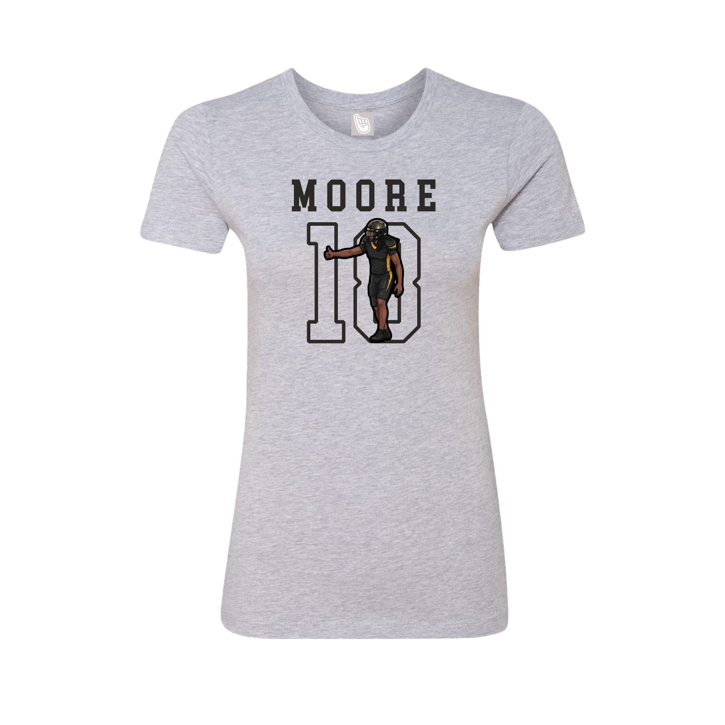 Fitted Women's Tee — Shirsey in Grey