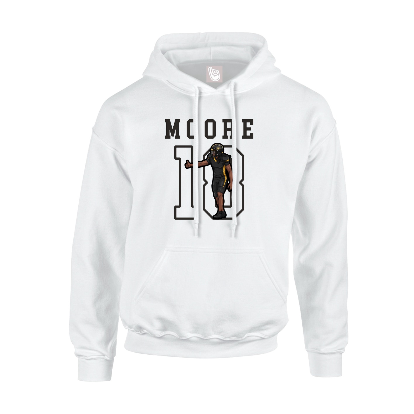 Hoodie — Shirsey in White