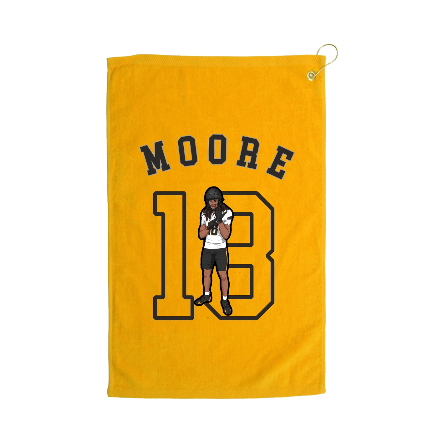Golf Towel — Shirsey Arch in Gold