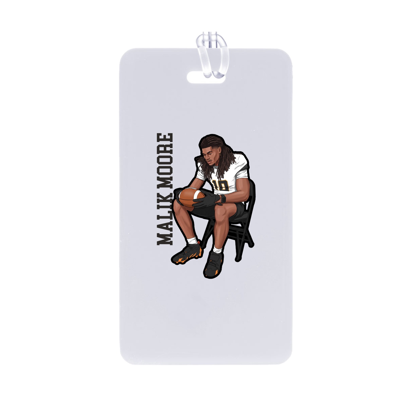 Bag Tag — Name Vertical in Classic