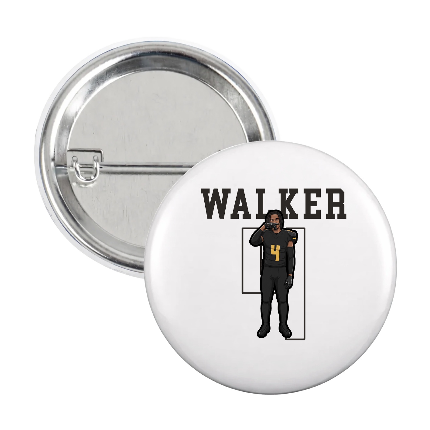 Game Day Button — Shirsey in White