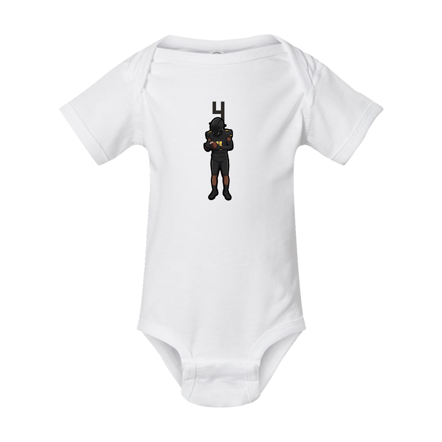 Baby Onesie — Number Top in White