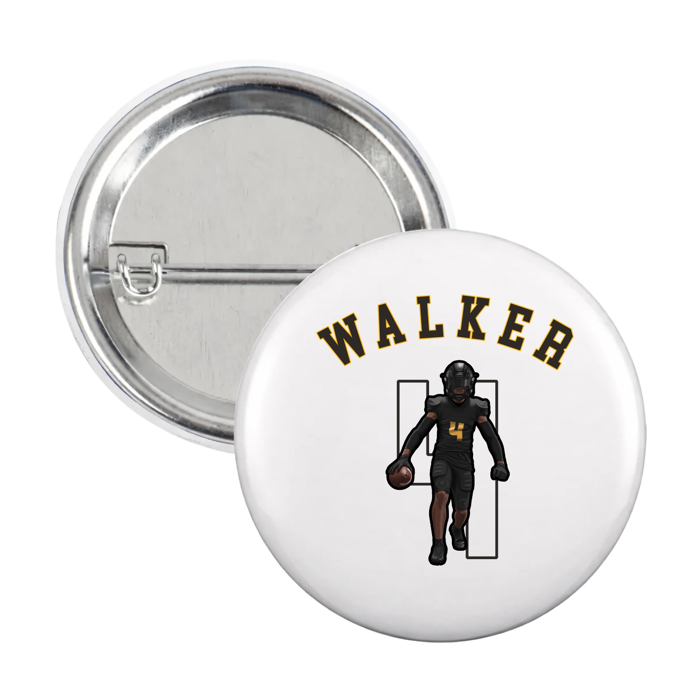 Game Day Button — Shirsey Arch in White