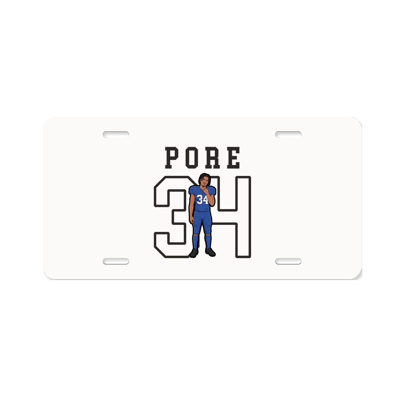 License Plate — Shirsey in Classic