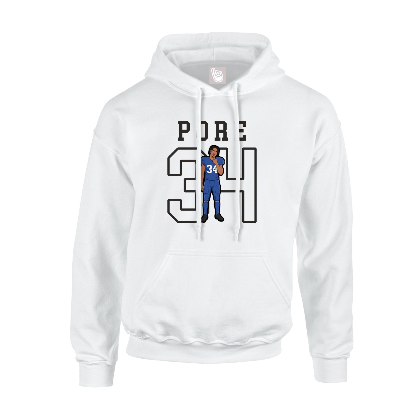 Youth Hoodie — Shirsey in White