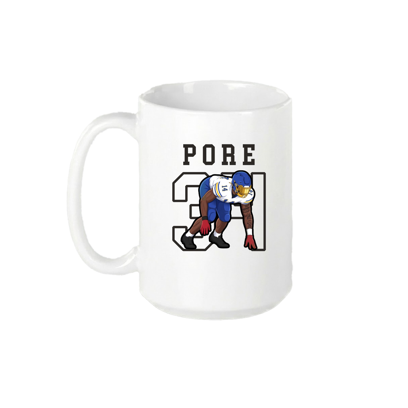 15oz Coffee Mug — Shirsey in White