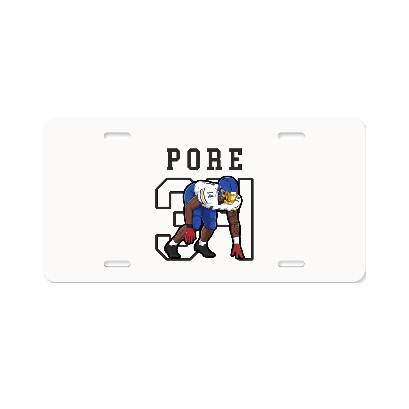 License Plate — Shirsey in Classic