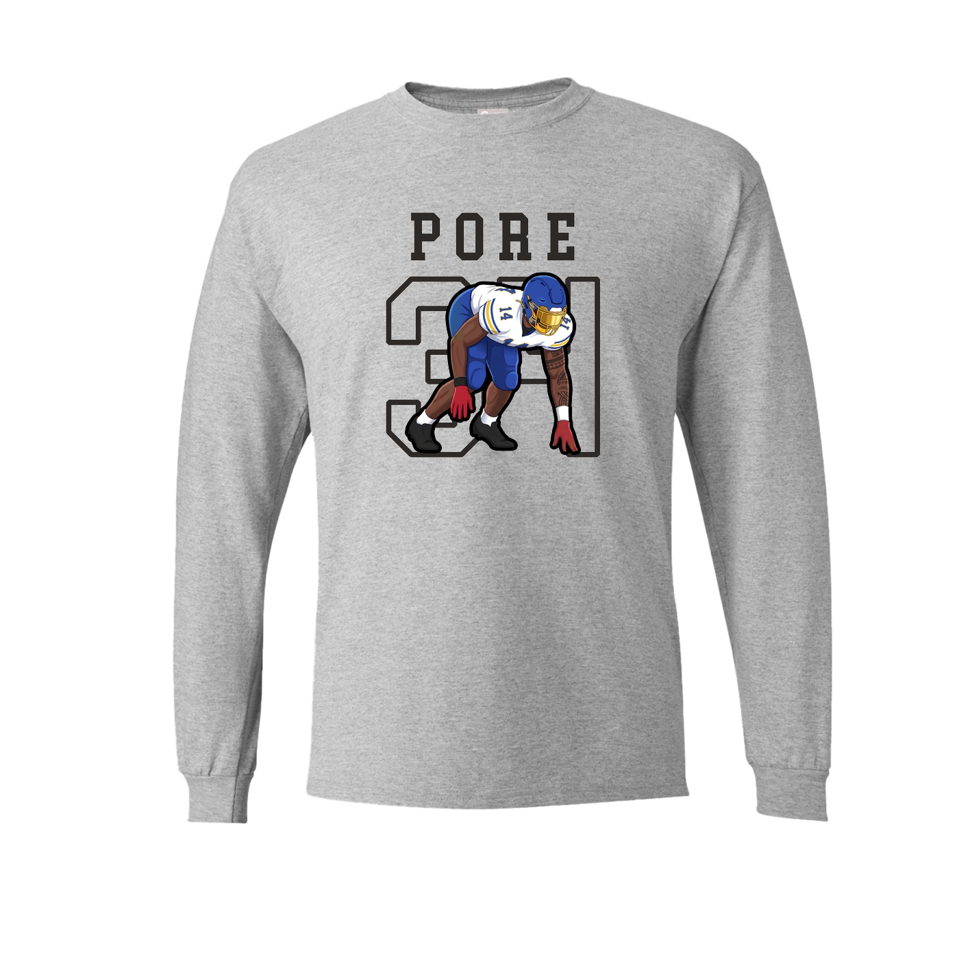 Long Sleeve Tee — Shirsey in Grey