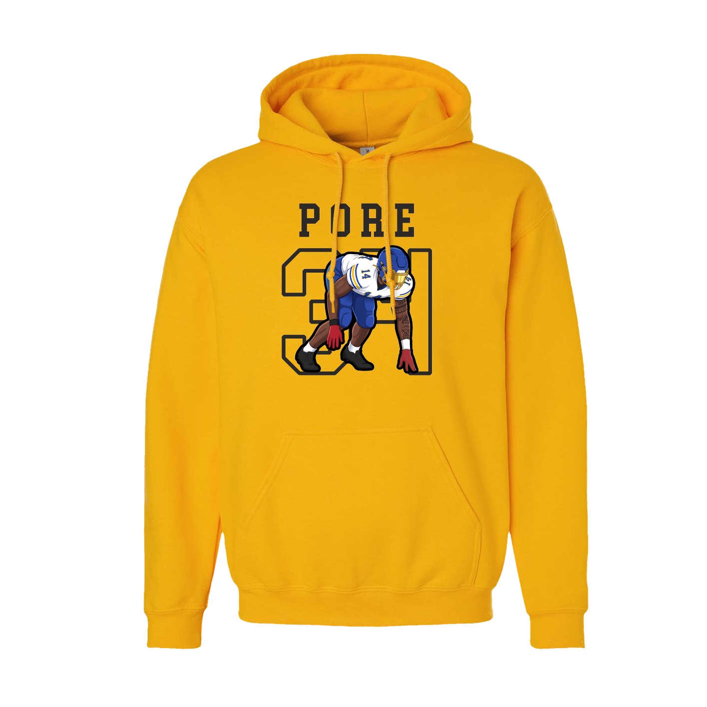 Youth Hoodie — Shirsey in Gold