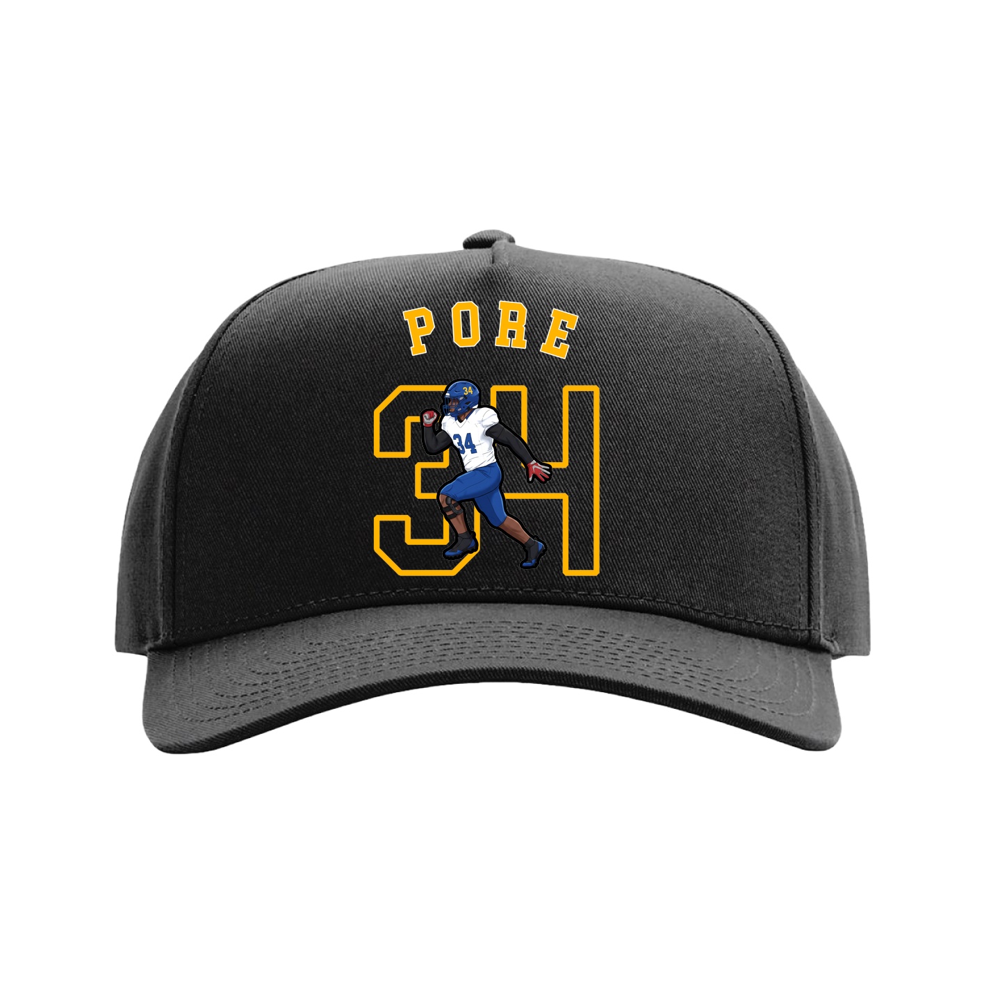 Full Fabric Five-Panel Champ Cap