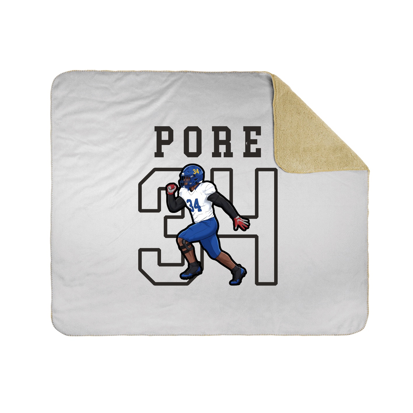Throw Blanket — Shirsey in White