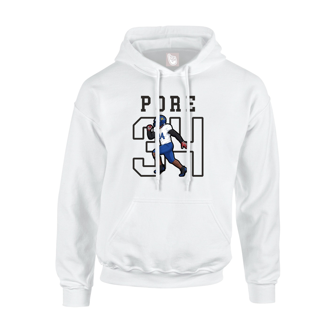 Youth Hoodie — Shirsey in White