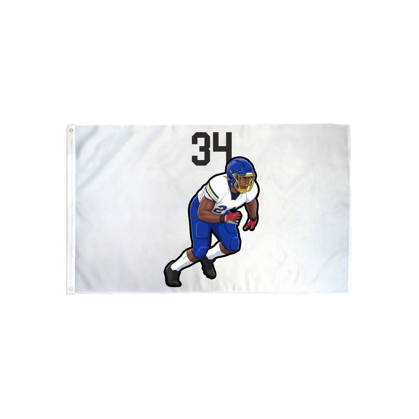 3x5 Flag — Number Top in Classic