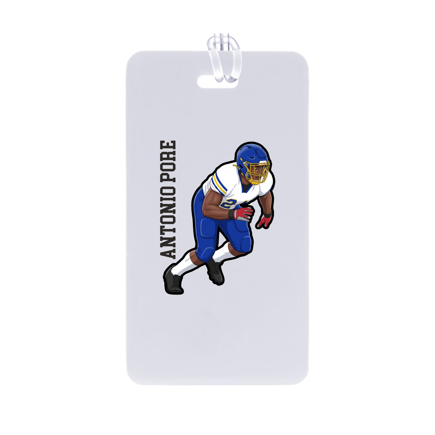 Bag Tag — Name Vertical in Classic