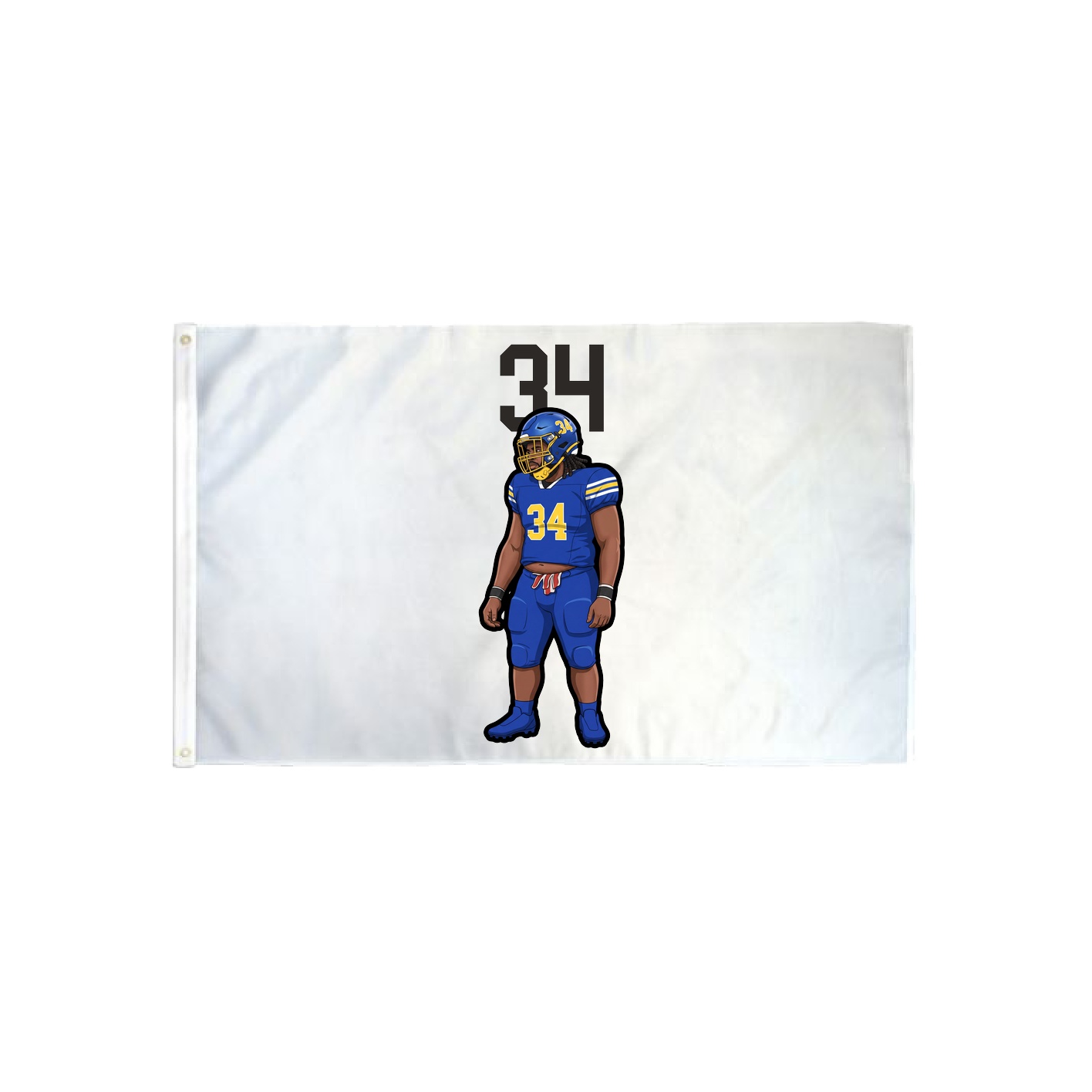 3x5 Flag — Number Top in Classic