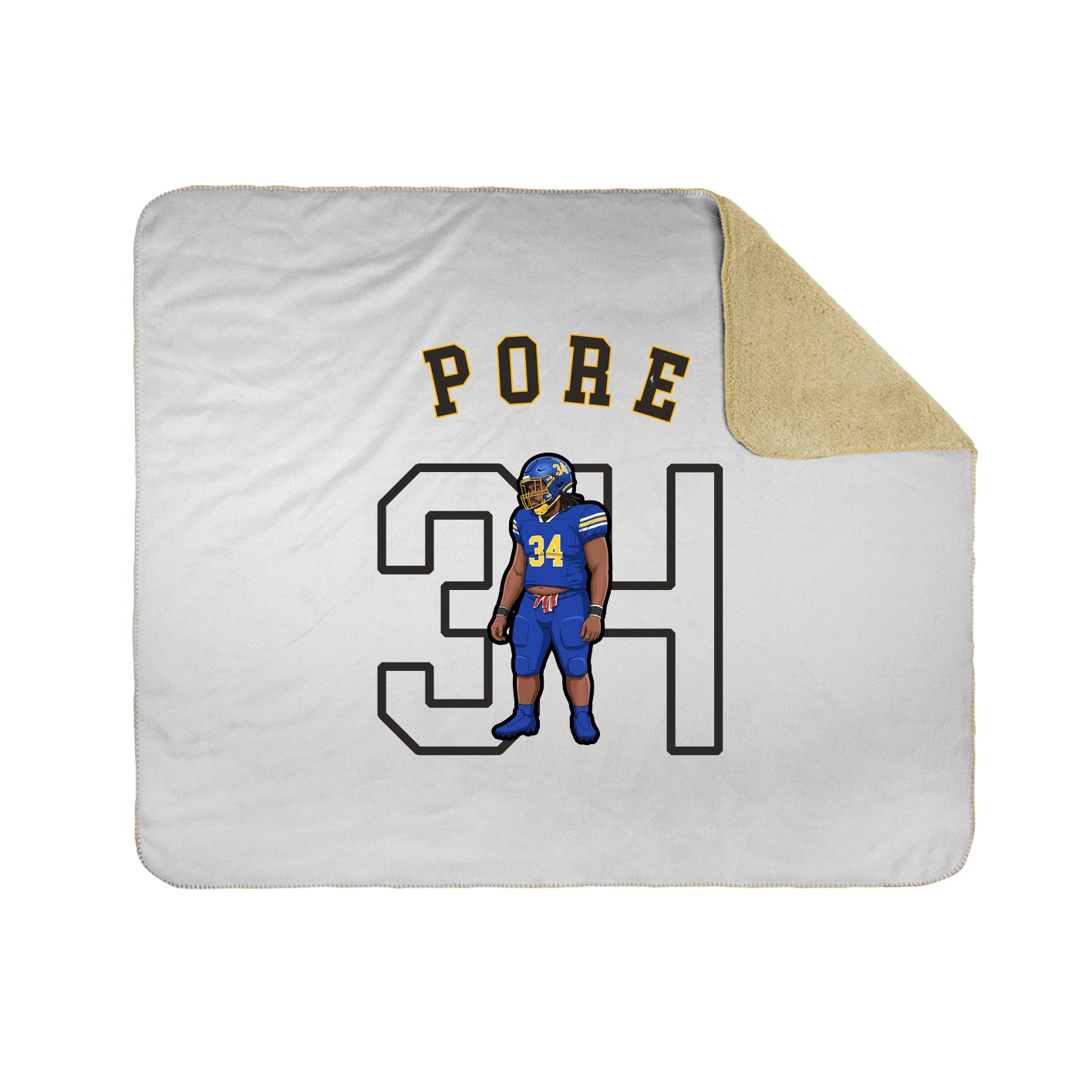 Throw Blanket — Shirsey Arch in White