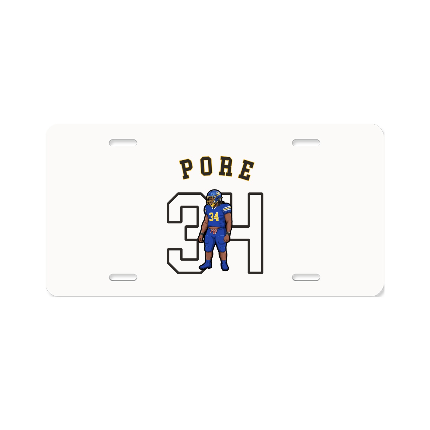 License Plate — Shirsey Arch in Classic