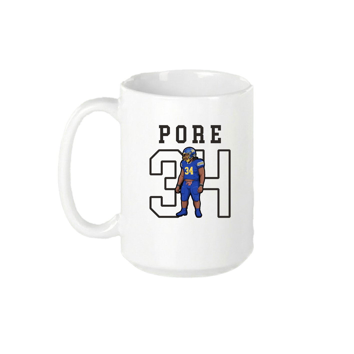 15oz Coffee Mug — Shirsey in White