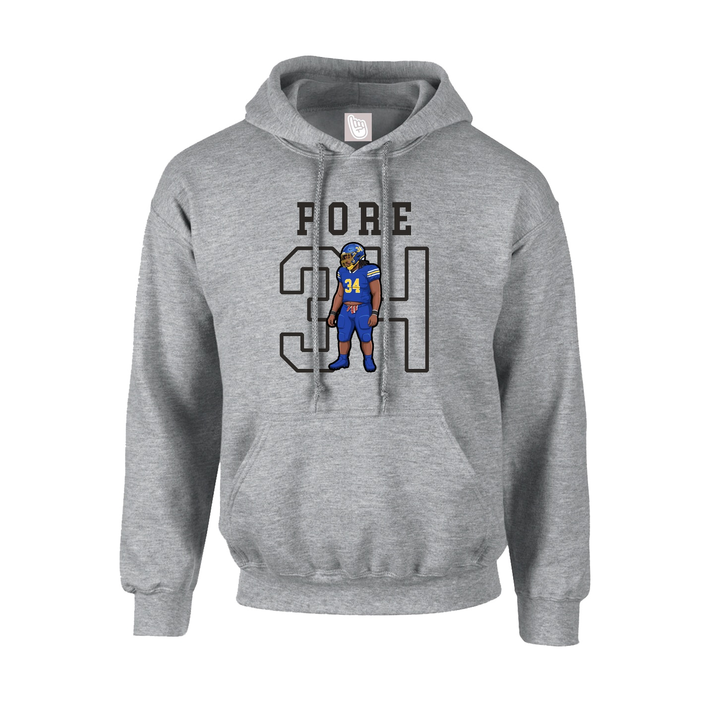 Youth Hoodie — Shirsey in Grey