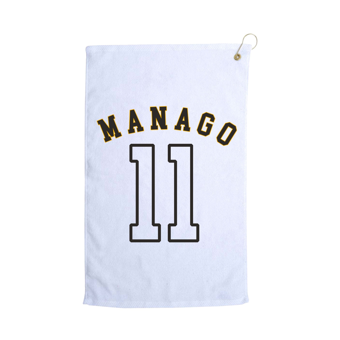 Golf Towel — Shirsey Arch in White