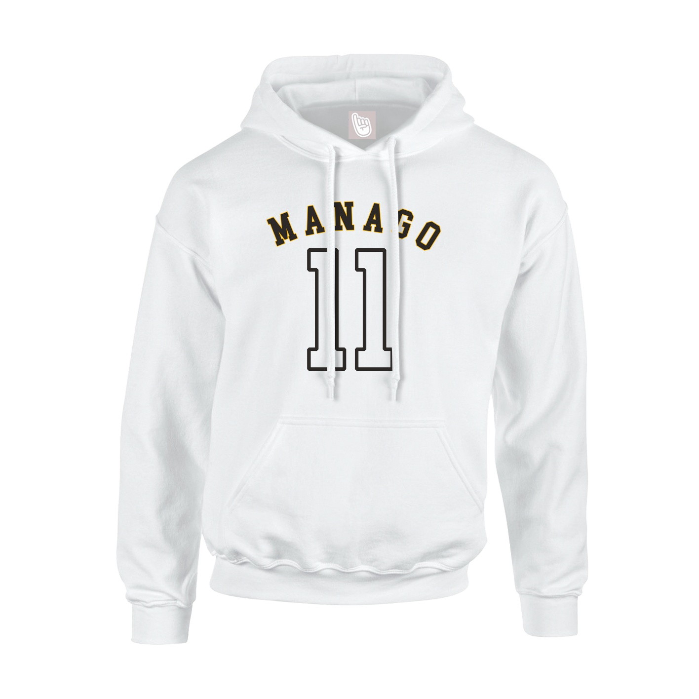 Hoodie — Shirsey Arch in White
