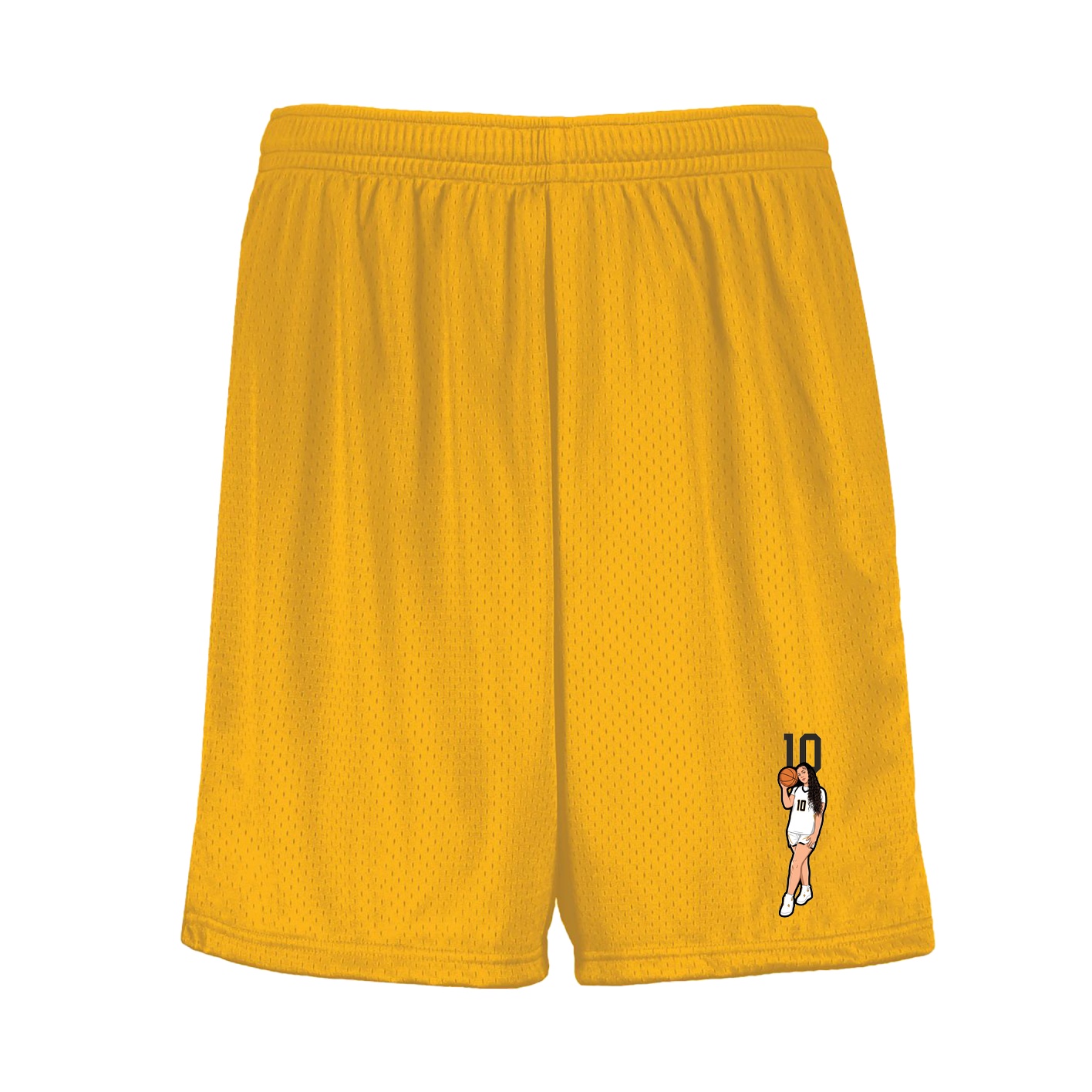 Shorts — Number Top in Gold