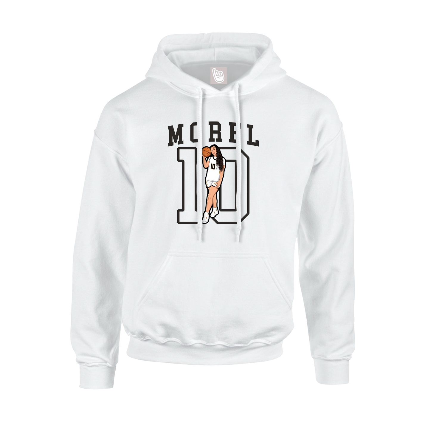 Hoodie — Shirsey in White