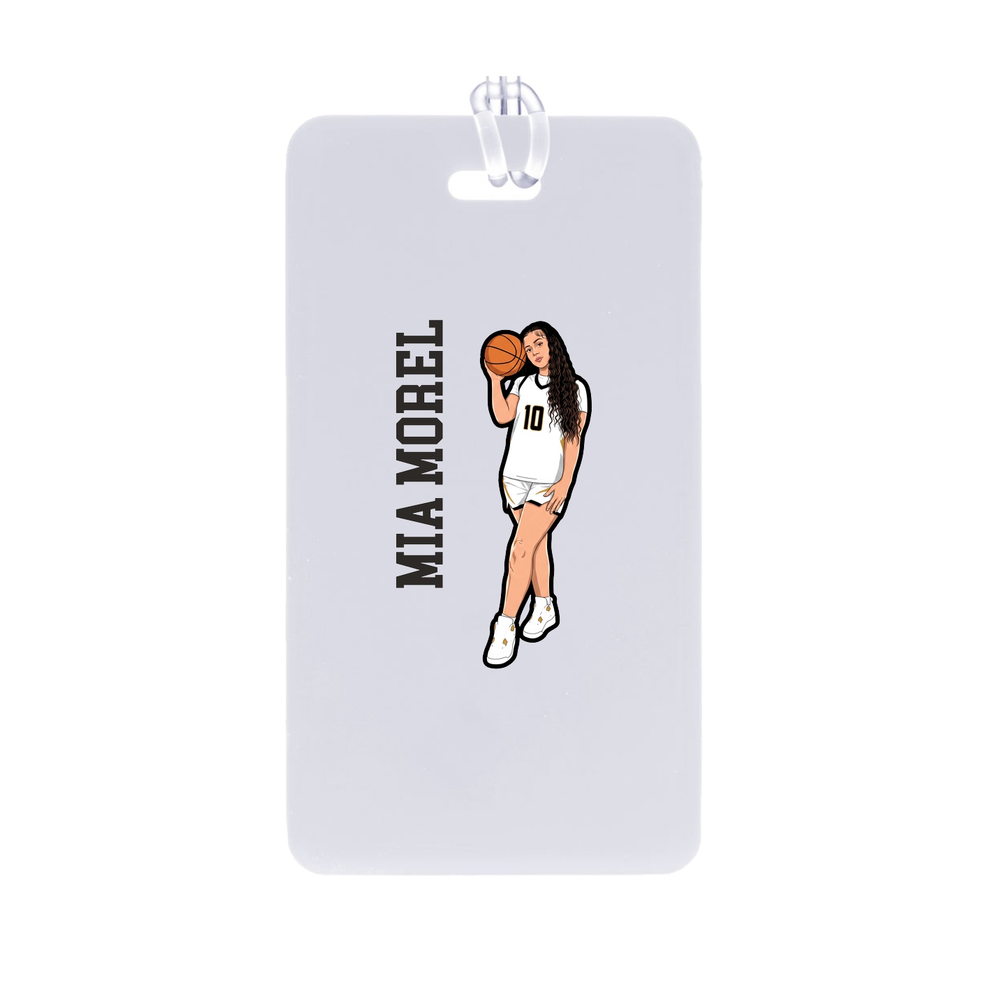 Bag Tag — Name Vertical in Classic