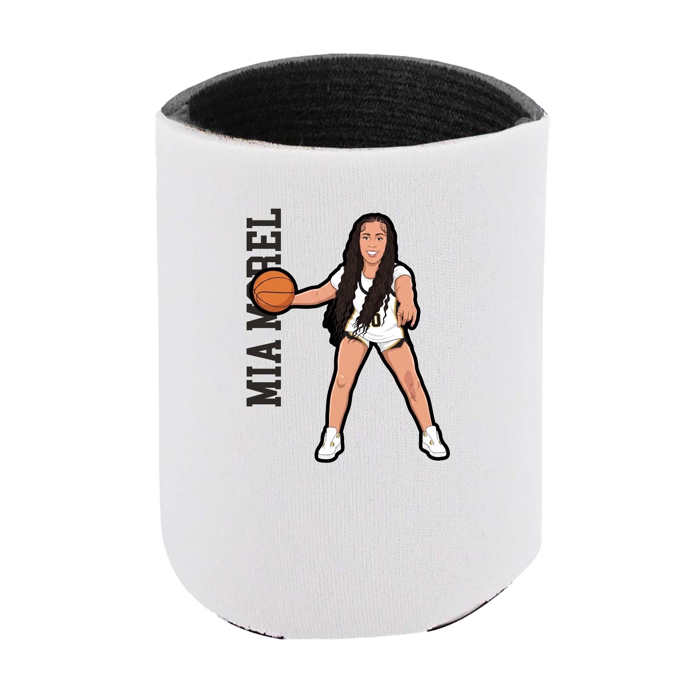 Can Holder — Name Vertical in White