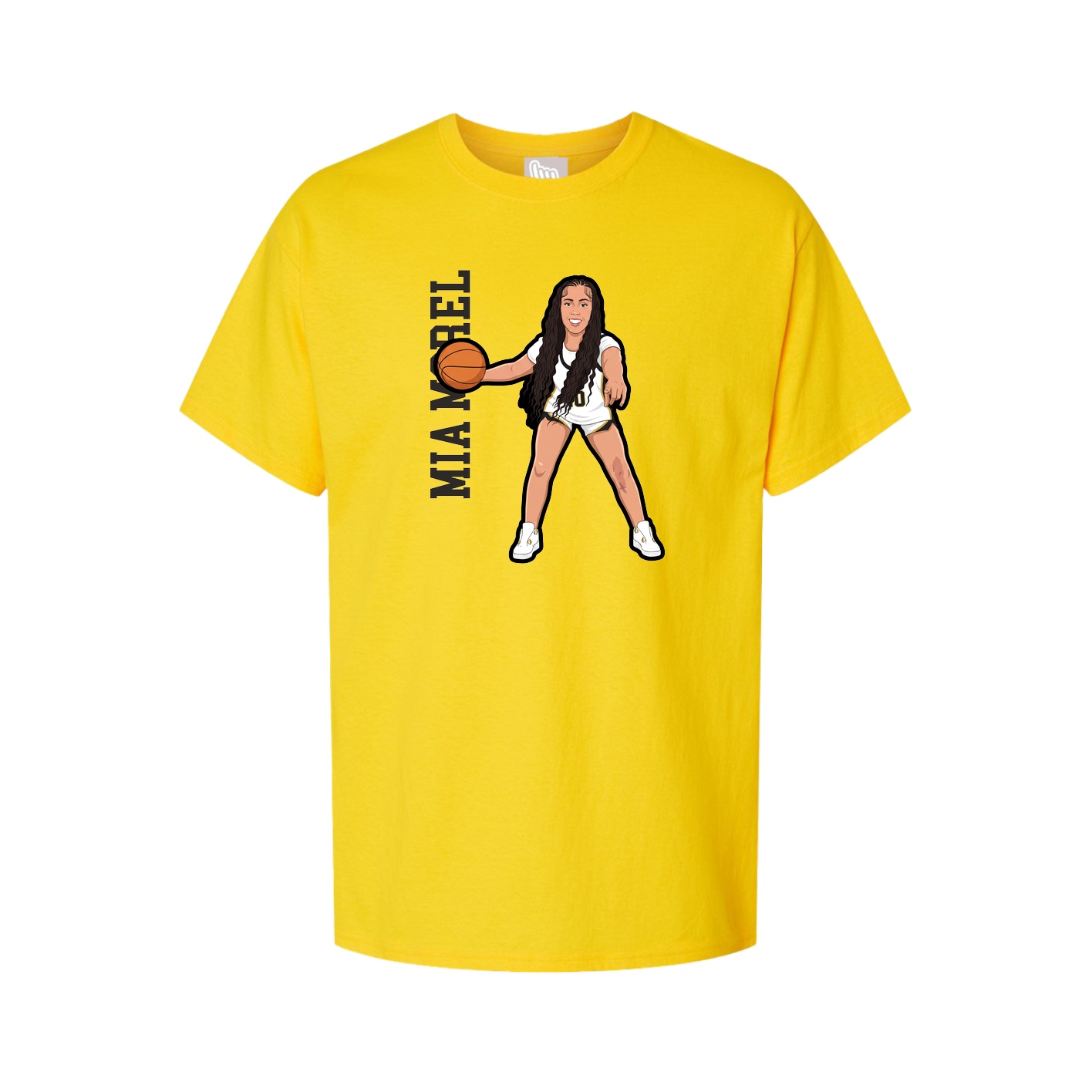 Tee — Name Vertical in Gold