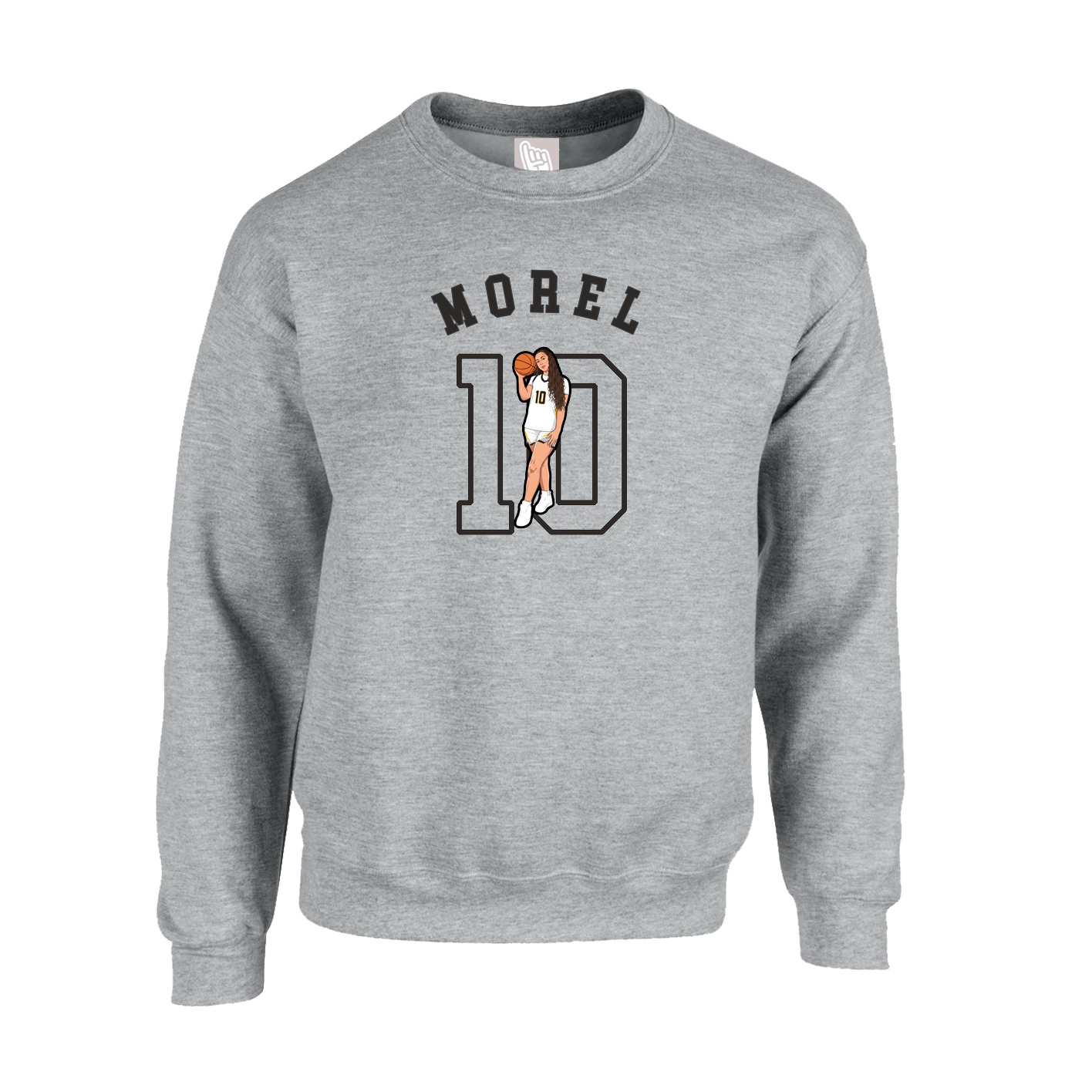 Fleece Crew — Shirsey Arch in Grey
