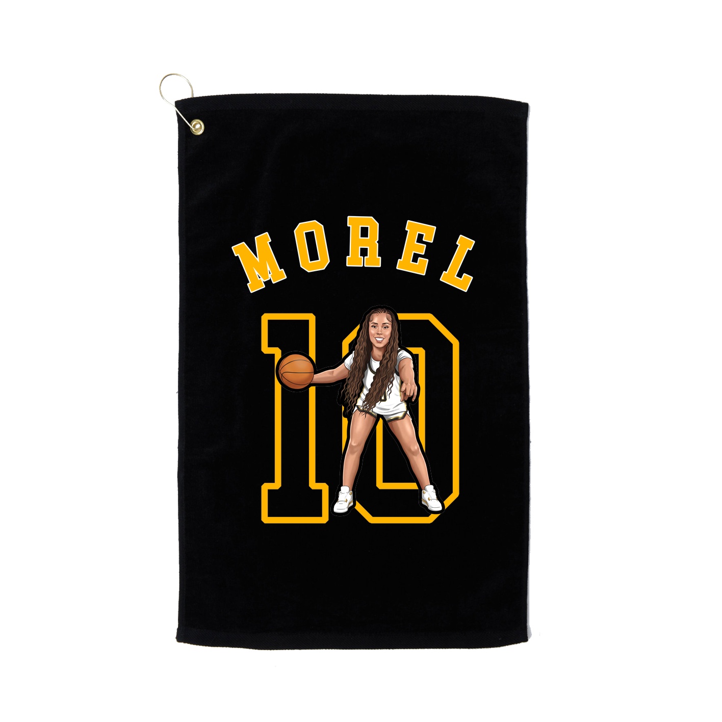 Golf Towel — Shirsey Arch in Black