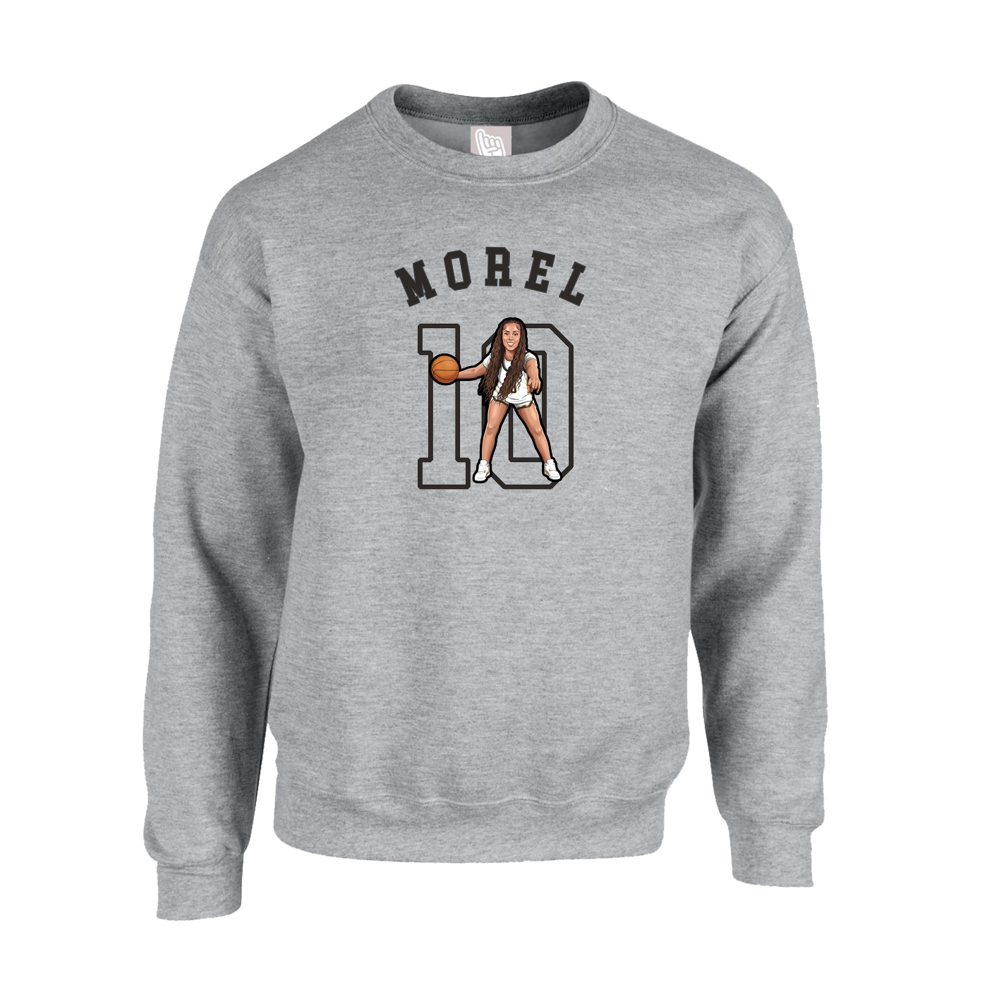 Fleece Crew — Shirsey Arch in Grey