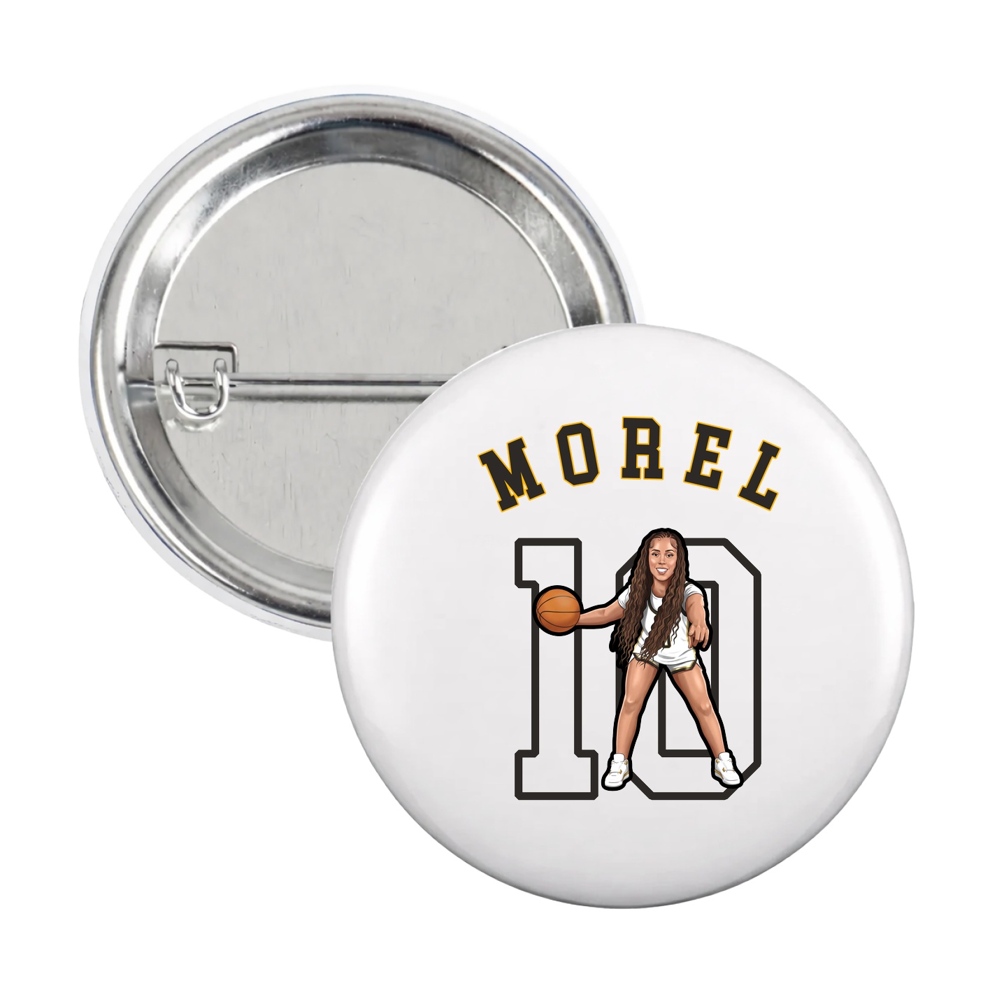 Game Day Button — Shirsey Arch in White