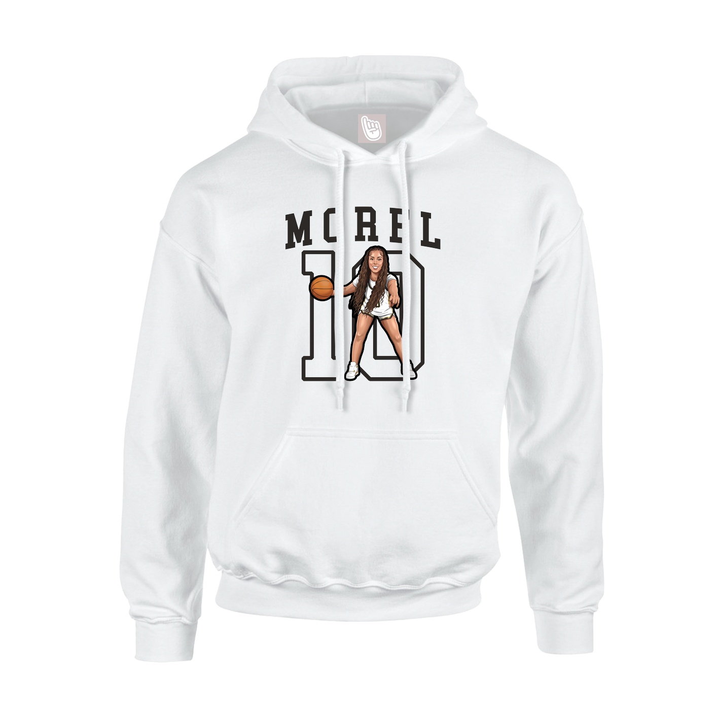 Hoodie — Shirsey in White