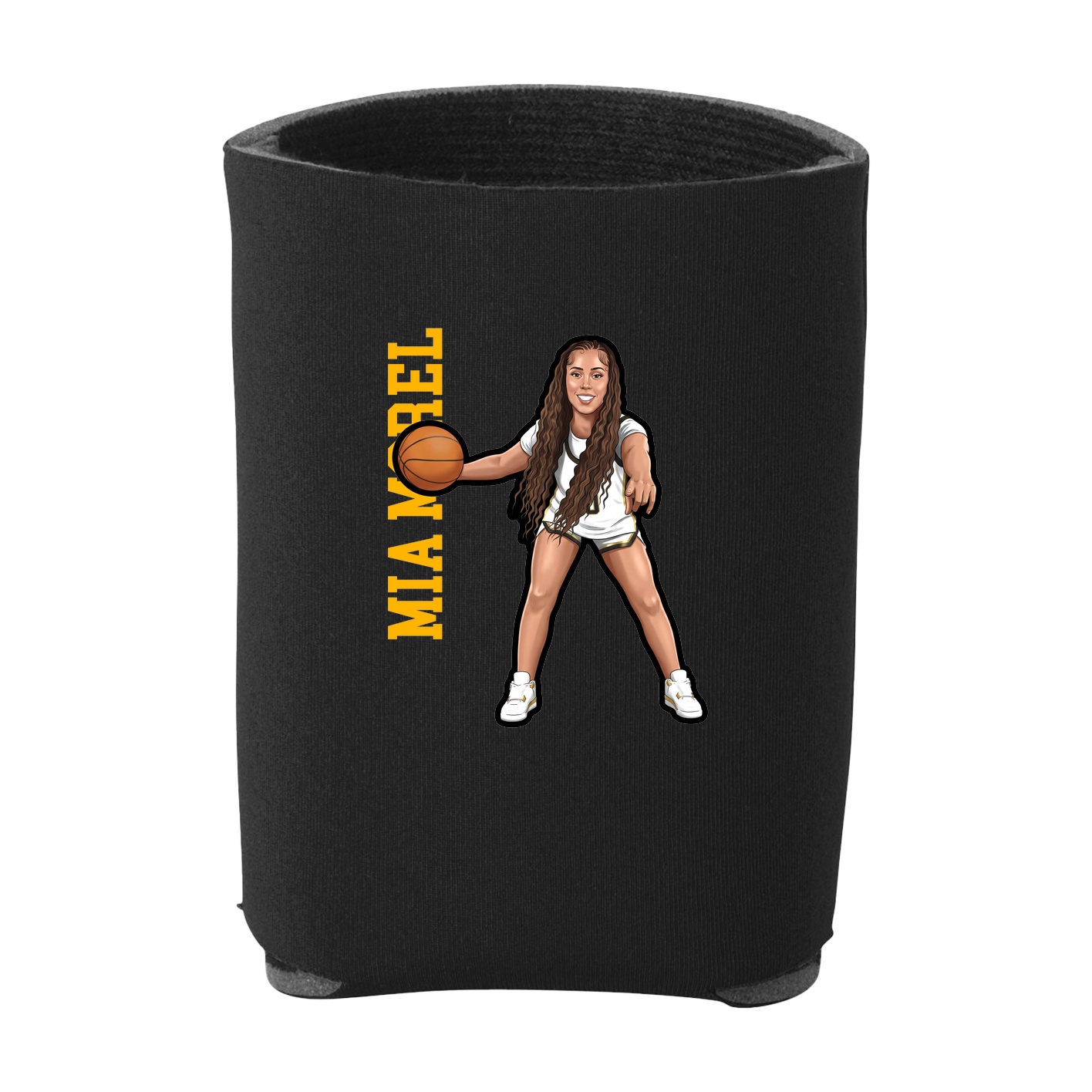 Can Holder — Name Vertical in Black