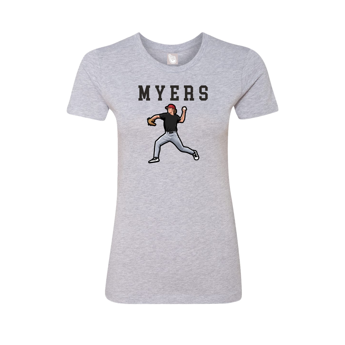 Fitted Women's Tee — Shirsey in Grey