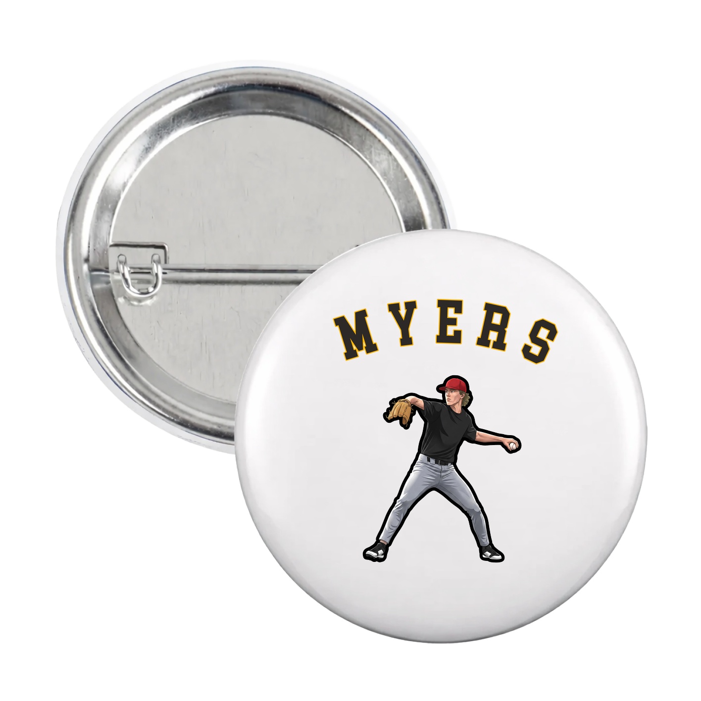 Game Day Button — Shirsey Arch in White