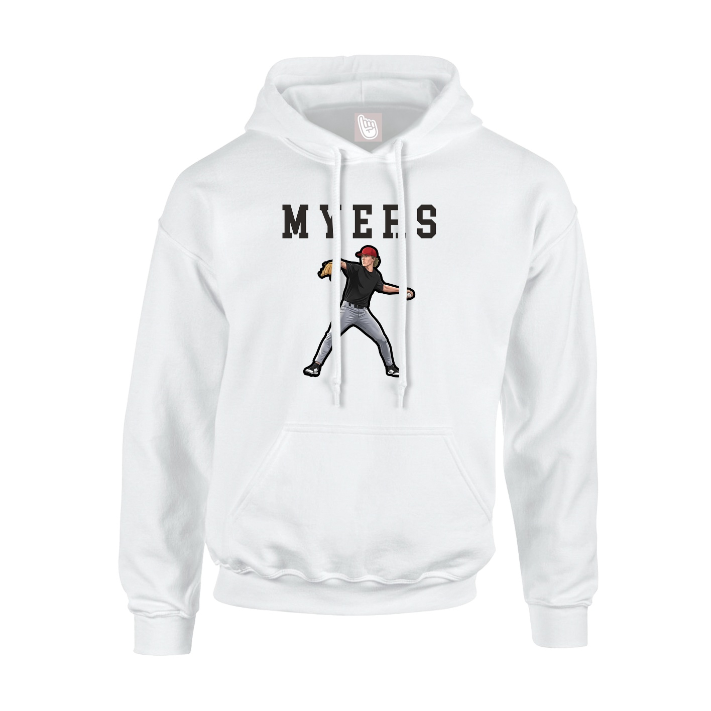 Hoodie — Shirsey in White