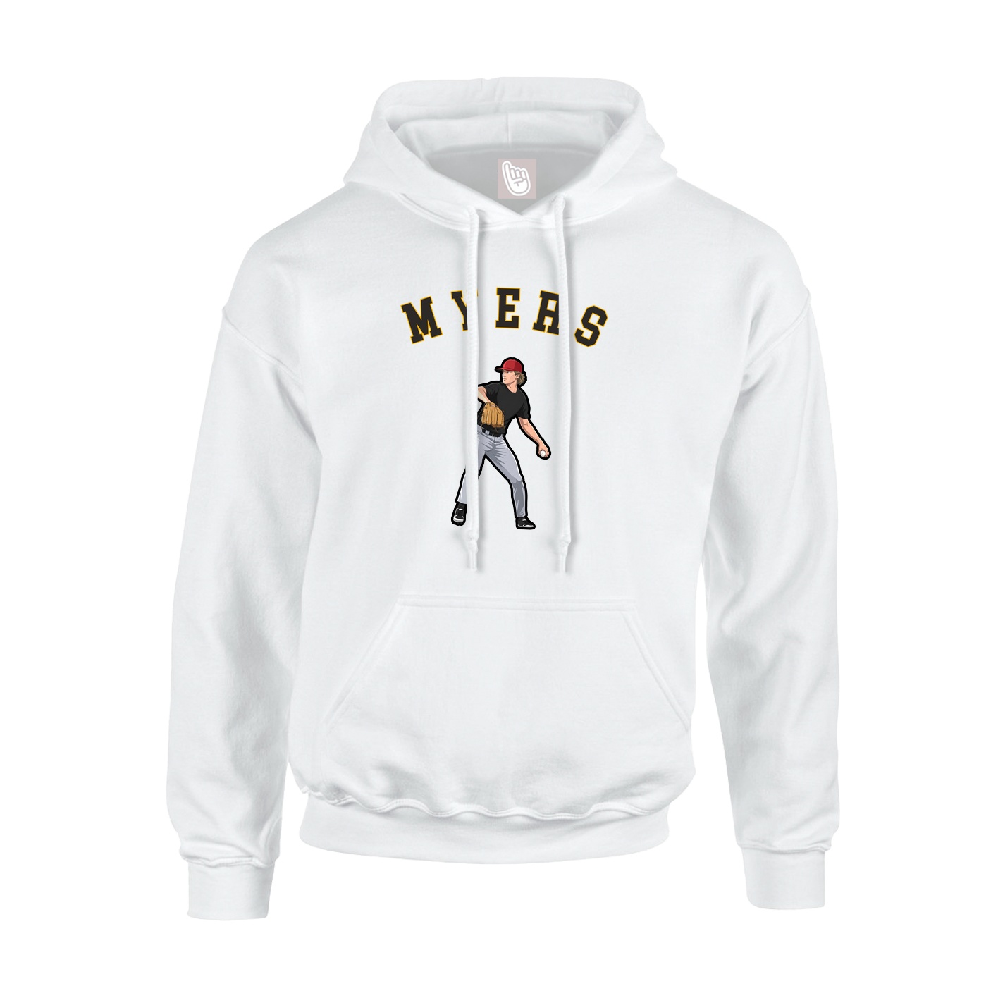 Hoodie — Shirsey Arch in White