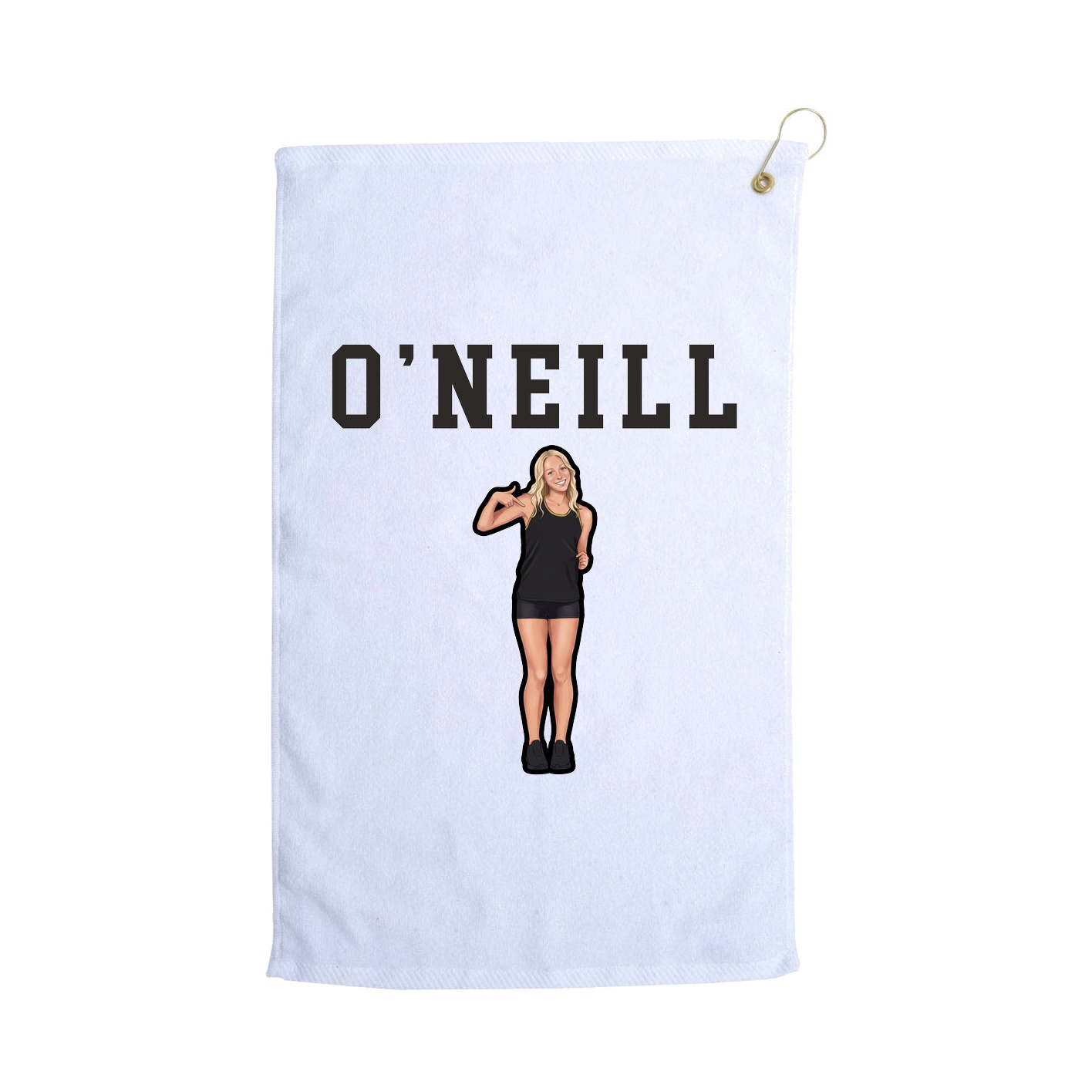 Golf Towel — Shirsey in White