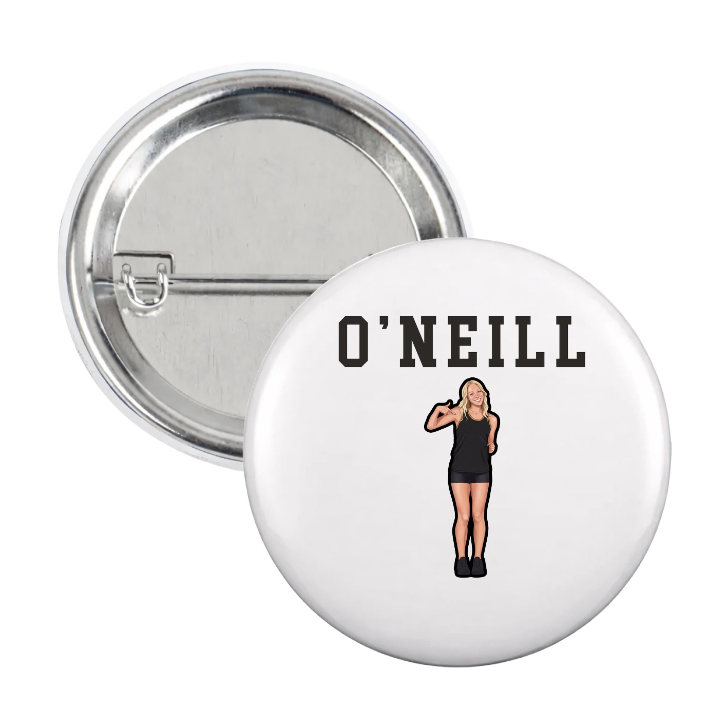 Game Day Button — Shirsey in White